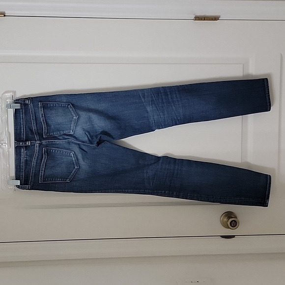 J Crew Stretch, Size 25, Skinny Blue Denim Jeans.  EUC - Picture 8 of 9